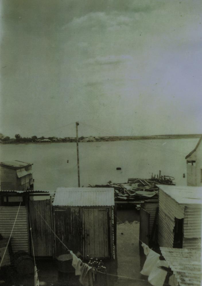 An image of a king tide. 